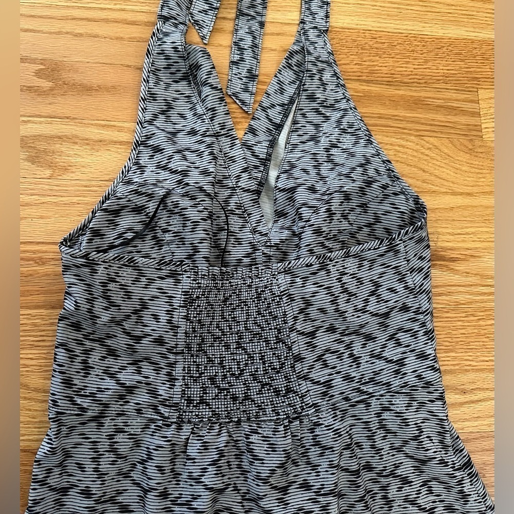 ATHLETA Women's Pack Everywhere Halter Dress Side Zip Back Tie Size 4 - Picture 5 of 11